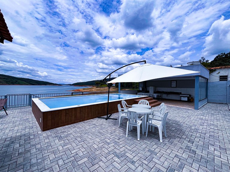 Casa em Capitólio com piscina e vista para lago | W1