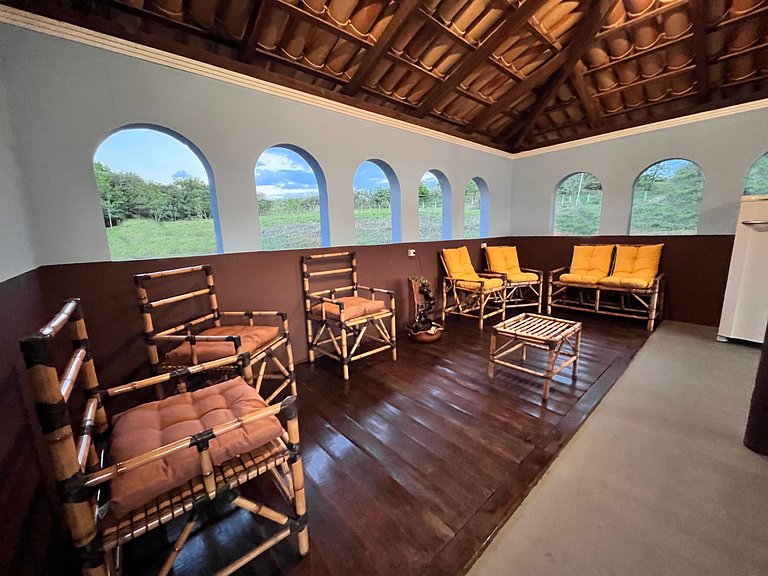 Pousada Mandala Turvo Capitólio com sacada e vista p/ o Lago