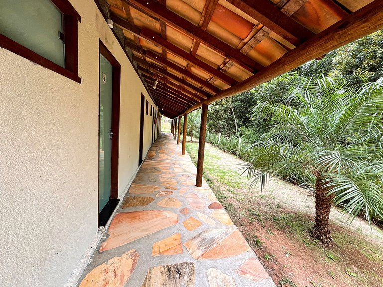 Suíte Tripla com Vista para a Natureza