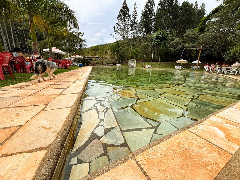 Suíte Tripla com Vista para a Natureza