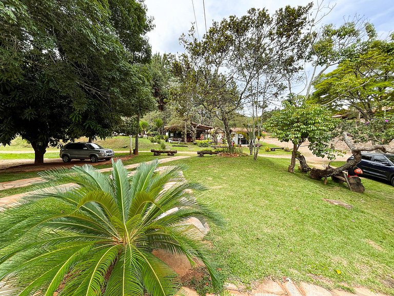 Suíte Família acesso a piscina natural e cachoeiras