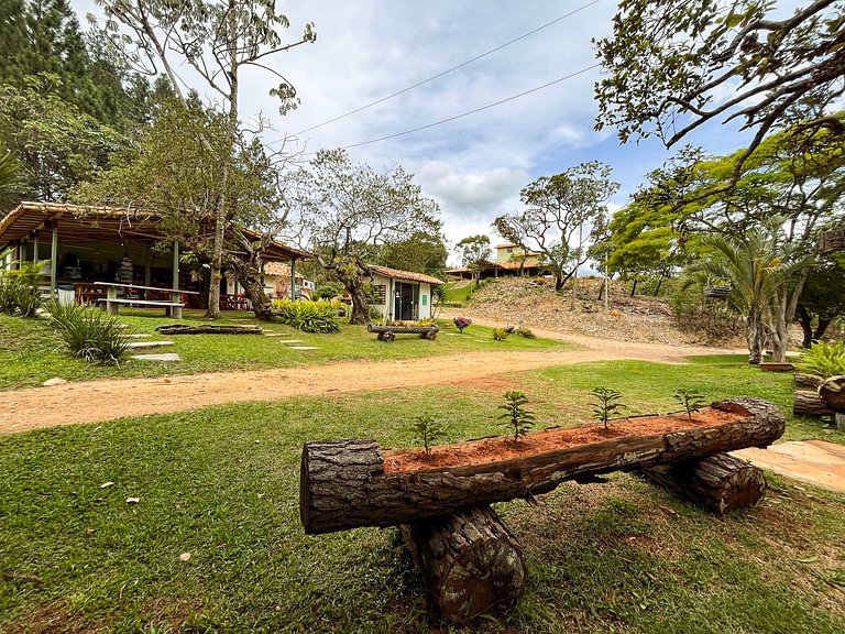 Suíte Tripla com Vista para a Natureza