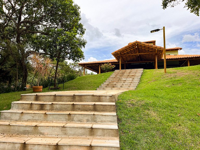 Suíte Tripla com Vista para a Natureza