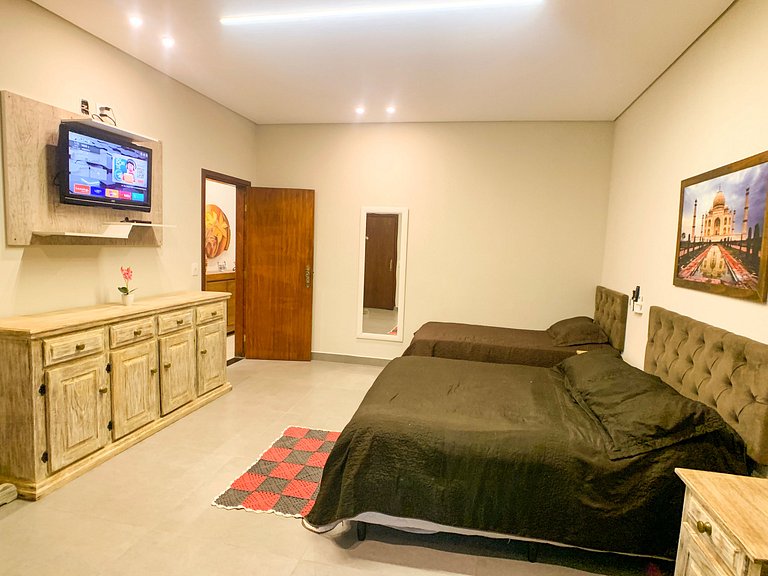 Casa Marina Super Luxo com piscina e píer com acesso ao Lago