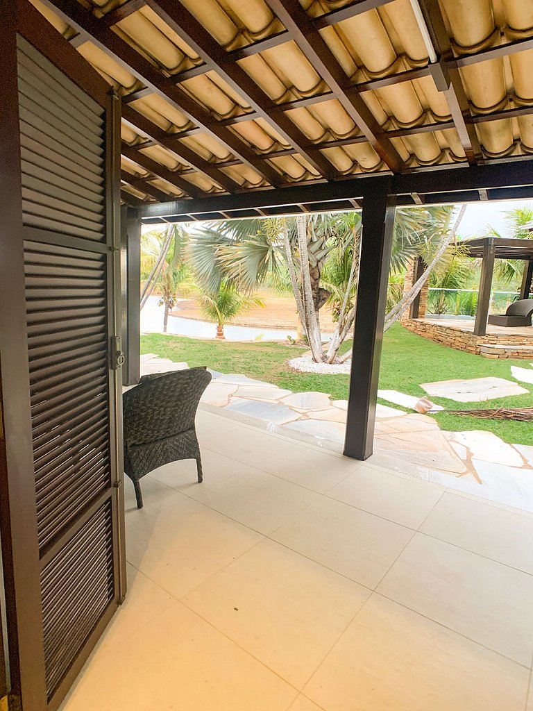 Casa Marina Super Luxo com piscina e píer com acesso ao Lago