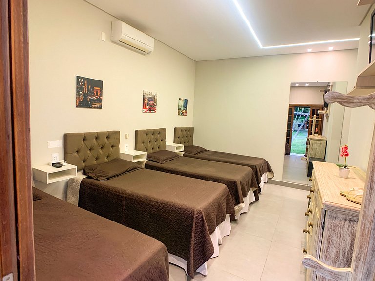 Casa Marina Super Luxo com piscina e píer com acesso ao Lago
