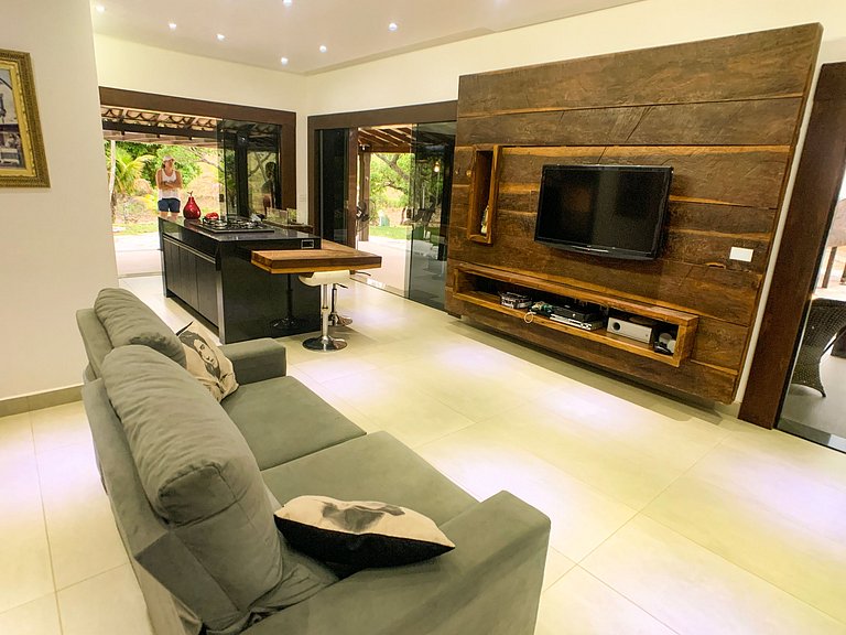 Casa Marina Super Luxo com piscina e píer com acesso ao Lago