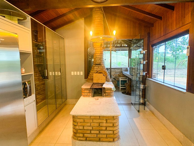 Casa Marina Super Luxo com piscina e píer com acesso ao Lago