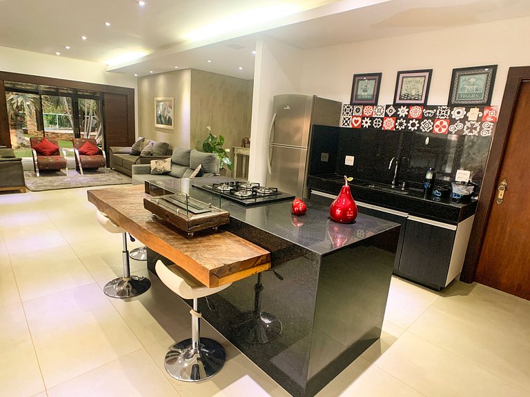 Casa Marina Super Luxo com piscina e píer com acesso ao Lago