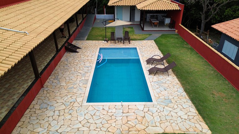 Casa em Capitólio, com piscina e área gourmet