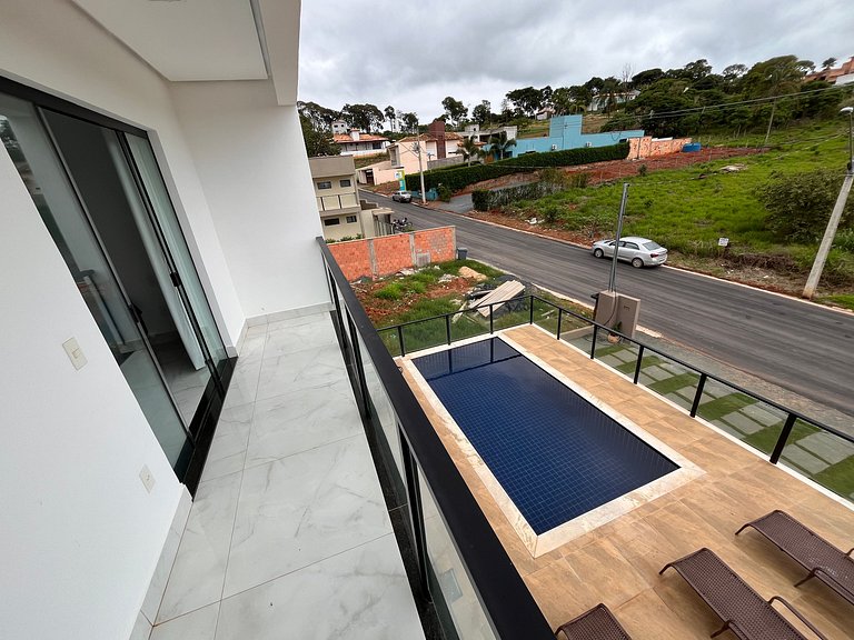 Casa em Capitólio com piscina e área gourmet