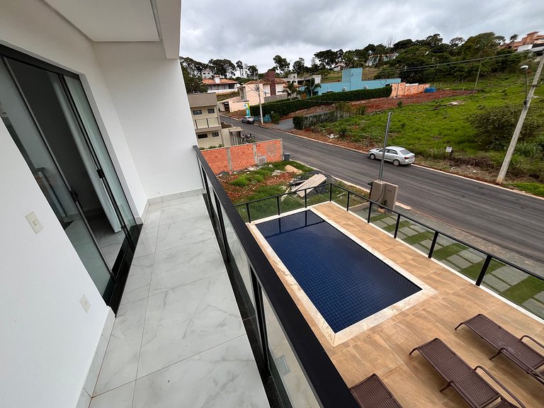 Casa em Capitólio com piscina e área gourmet